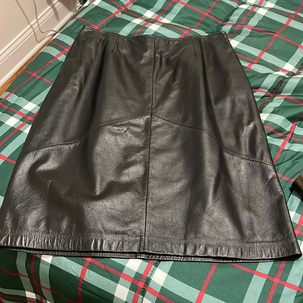 Black Leather skirt